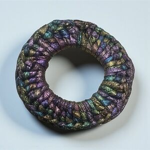 Hand made Iridescent Hair Scrunchie